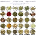 30-Piece Dried Herbs for Witchcraft and Rituals
