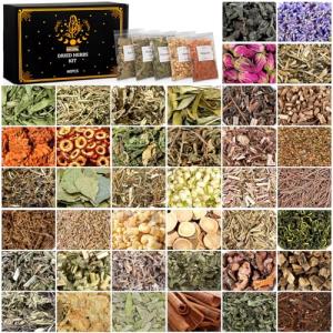 40 Dried Herbs Kit for Witchcraft and Rituals
