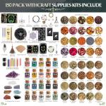 150-Piece Witchcraft Supplies Kit for Beginners