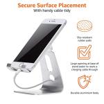 Adjustable Aluminum Phone Stand for iPhone & Android