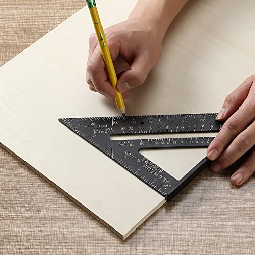 Woodworking Square and Combination Square Set, 7 Inch