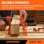 JORGENSEN F-Clamp Steel Bar Clamps Set