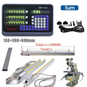 3 Axis Digital Readout with Glass Linear Scale