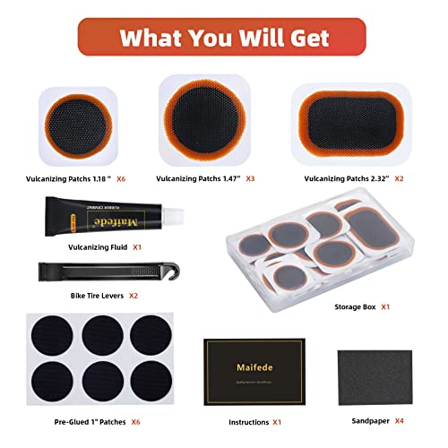 Inner Tire Patch Kit with Vulcanizing and Pre-Glued Kits