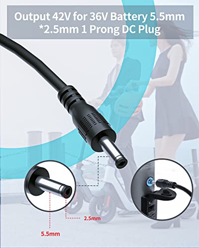 Jetson 42V 2A Electric Scooter Charger