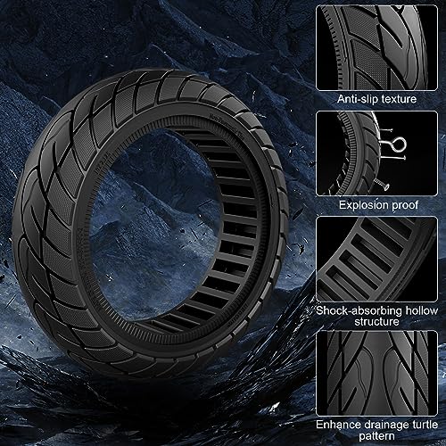 Cooryda 10x2.125 Solid Electric Scooter Tires (2 Pack)