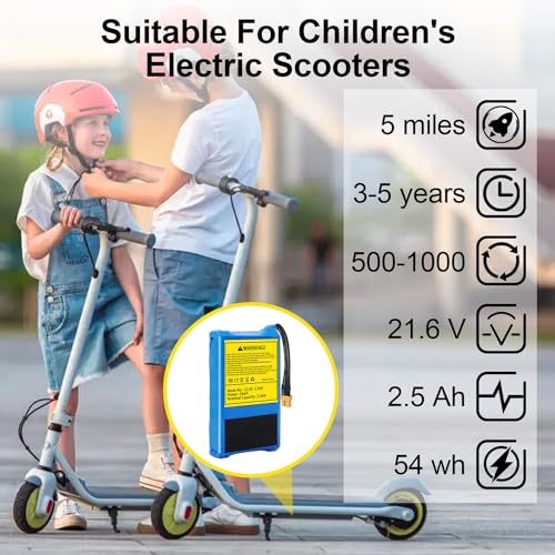 High Capacity 21.6V Electric Scooter Battery Replacement