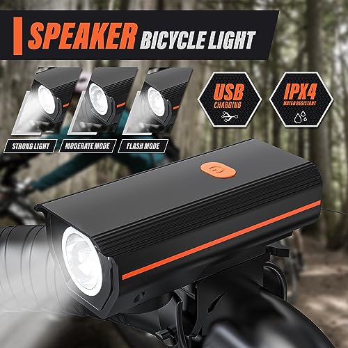 Ultra Bright Rechargeable Bike Lights Set