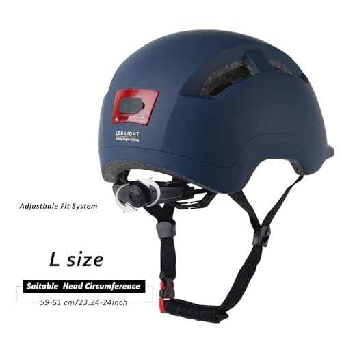 Urban Commuter Helmet with Taillight for Adults