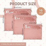 Set of 10 Silk Drawstring Dust Bags for Handbags