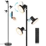 Modern Dimmable LED Tree Floor Lamp with Remote