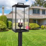 Goosebrite 4-Light Modern Outdoor Post Lantern