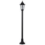 MiniSun 1.2m Black Traditional Lamp Post Light