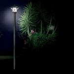 59" Solar Vintage Hanging Lamp/Post Light