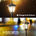 Large Solar Victorian Lamp Post for Gardens