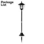 Large Solar Victorian Lamp Post for Gardens
