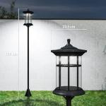 Outsunny 2 Pack Solar Garden Lamp Post Lights