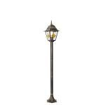Vintage Outdoor Post Lantern - Antique Gold 120 cm