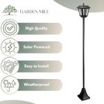 Large 1.7m Solar Victorian Lamp Post Lantern