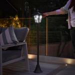 Solar Victorian Style Lamp Post Light with LEDs