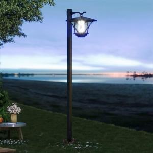 Timisea 150CM Black Solar Lamp Post Light