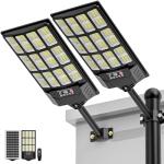Bright Solar Street Lights with Motion Sensor, 2-Pack