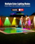 Colorful Solar Wall Lights for Outdoor Spaces