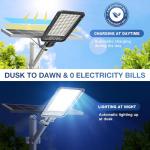 OKPRO 12000W Solar Street Light with Remote Control