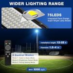 OKPRO 12000W Solar Street Light with Remote Control