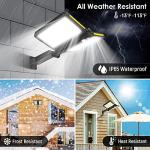 Solar Flood Lights with Motion Sensor, 6000LM