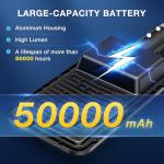 OKPRO 12000W Solar Street Light with Remote Control