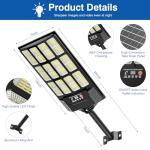Bright Solar Street Lights with Motion Sensor, 2-Pack