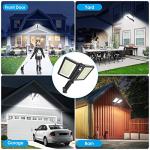 Solar Flood Lights with Motion Sensor, 6000LM