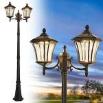 Solar Lamp Post Lights with Dusk to Dawn Sensor