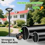 10' Galvanized Steel Outdoor Street Light Pole