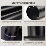 10' Galvanized Steel Outdoor Street Light Pole