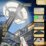 Solar Street Light Head with Remote Control 350000LM