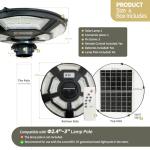 Solar Street Light Head with Remote Control 350000LM