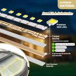 Solar Street Light Head with Remote Control 350000LM