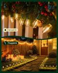 Outdoor C9 Christmas Lights, 40 Bulbs, Waterproof
