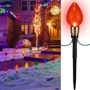 C9 Christmas Pathway Lights - 20 LED Set