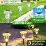 8 Pack Solar Mushroom Lights for Outdoor Decor