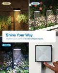Sunco 6 Pack Solar Path Lights, 100 Lumens