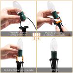 Brightown 25.7 Ft. Outdoor Christmas String Lights