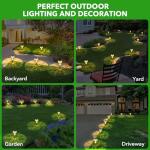 8 Pack Solar Mushroom Lights for Outdoor Decor