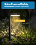 Sunco 6 Pack Solar Path Lights, 100 Lumens
