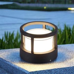 Modern Waterproof LED Round Post Cap Light