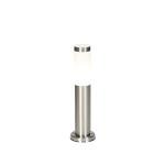 Modern Steel Bollard Lamp - IP44, 45 cm