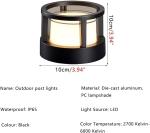 Modern Waterproof LED Round Post Cap Light