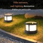 Modern Waterproof LED Round Post Cap Light